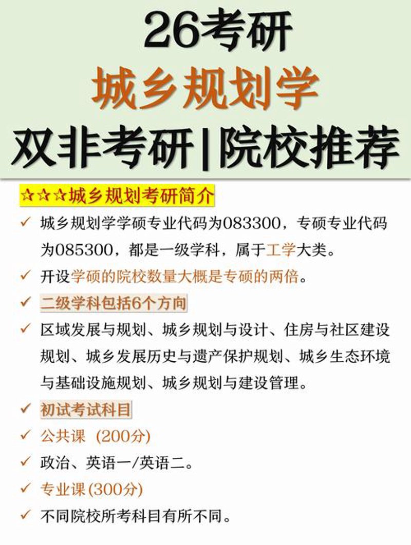 考研规划：如何制定一份完美战略